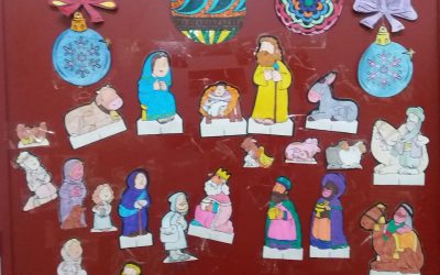 Decoración navideña, un trabajo en grupo