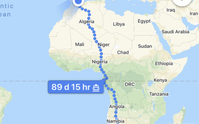 Desafío aceptado: de Almería a Ciudad del Cabo, casi noventa días andando (y estudiando).